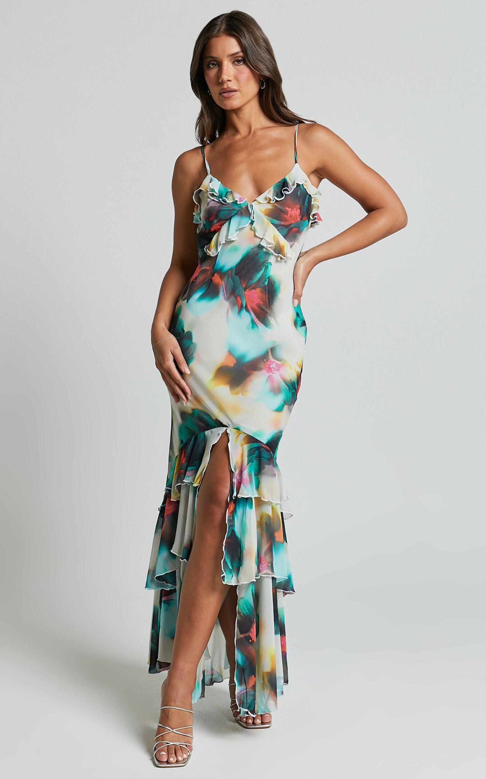 Runaway The Label - Namari Maxi Dress in CAMILA PRINT Product Image