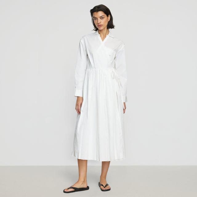 Lys Pleated-Skirt Wrap Dress Product Image