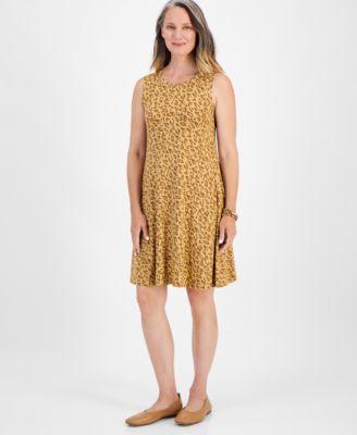 Women's Printed Sleeveless Flip-Flop Dress, Created for Macy's Product Image