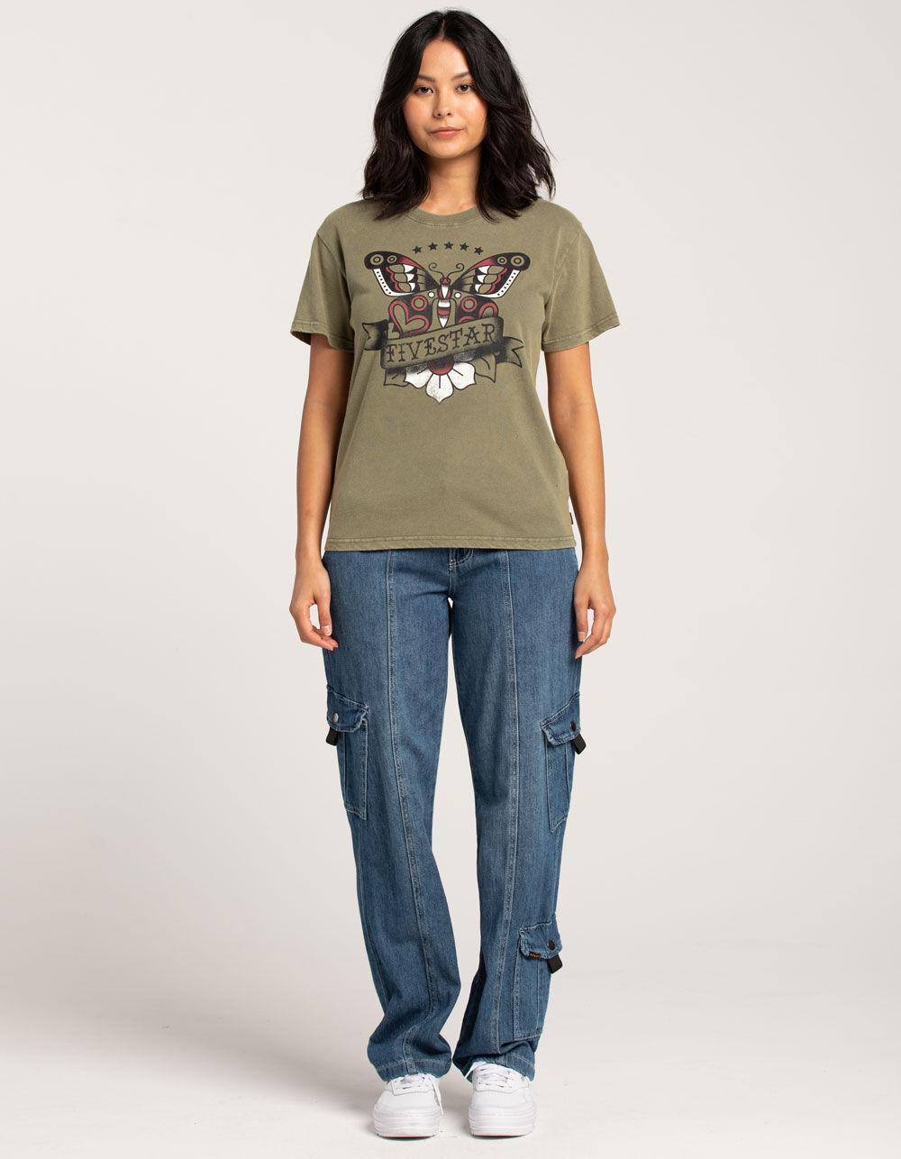 FIVESTAR GENERAL CO. Butterfly Womens Boyfriend Tee Product Image