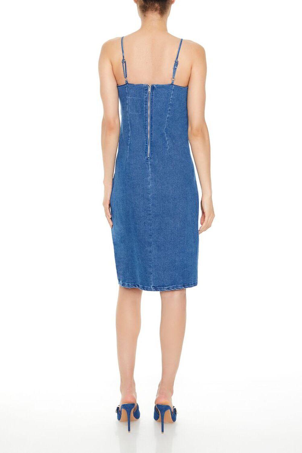 Sweetheart Denim Midi Dress | Forever 21 Product Image