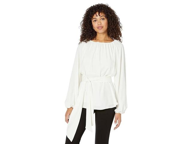 Trina Turk Sana Top (Whitewash) Women's Clothing Product Image