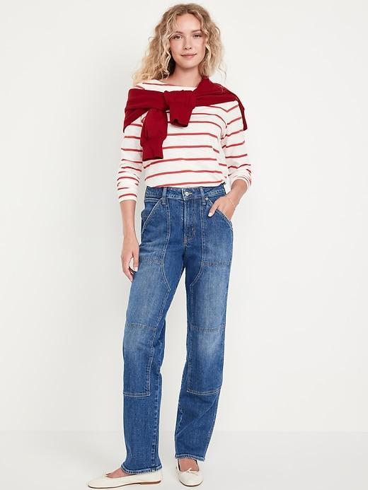 High-Waisted OG Loose Utility Jeans Product Image