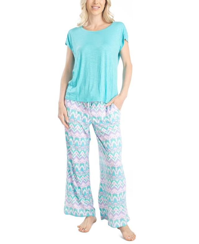 Muk Luks Womens 2-Pc. Sunny Style Pajamas Set Product Image