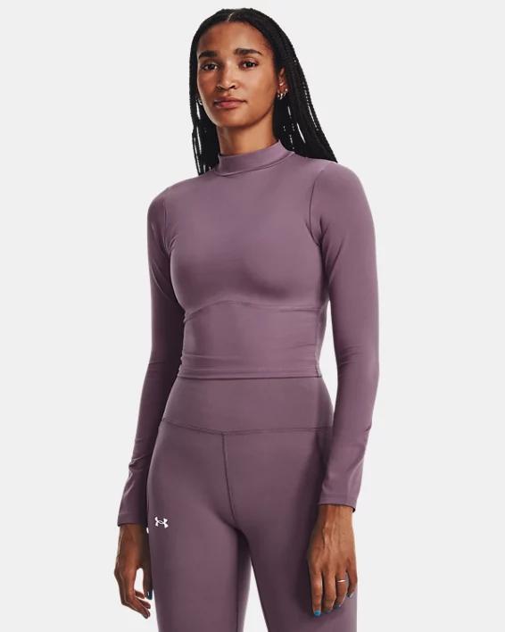 Womens UA Meridian Mock Long Sleeve Product Image