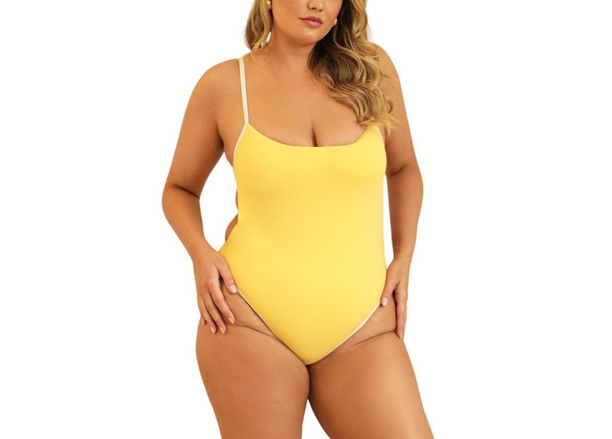 Dippin' Daisy's Women's Soul Scoop Neck High Waist One Piece Swimsuit Product Image