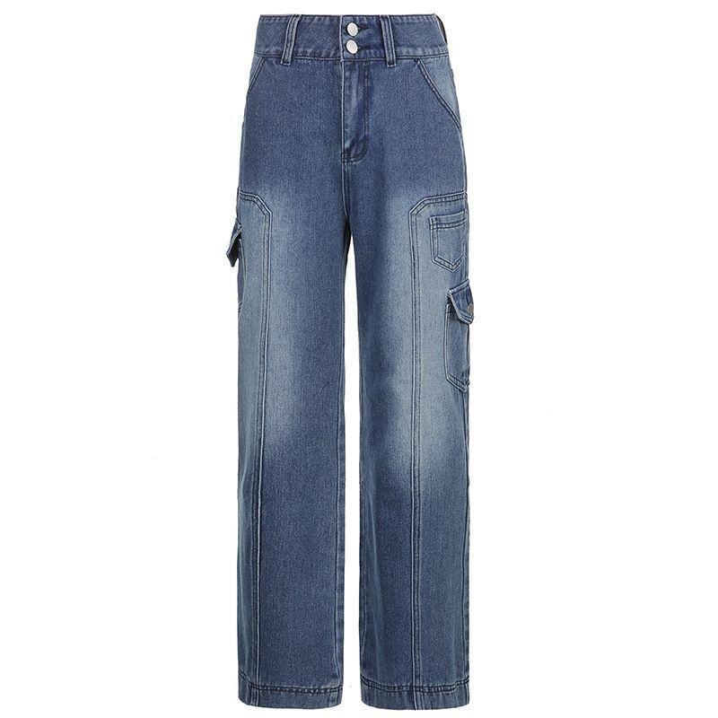 Mid-Rise Wide-Leg Jeans Product Image