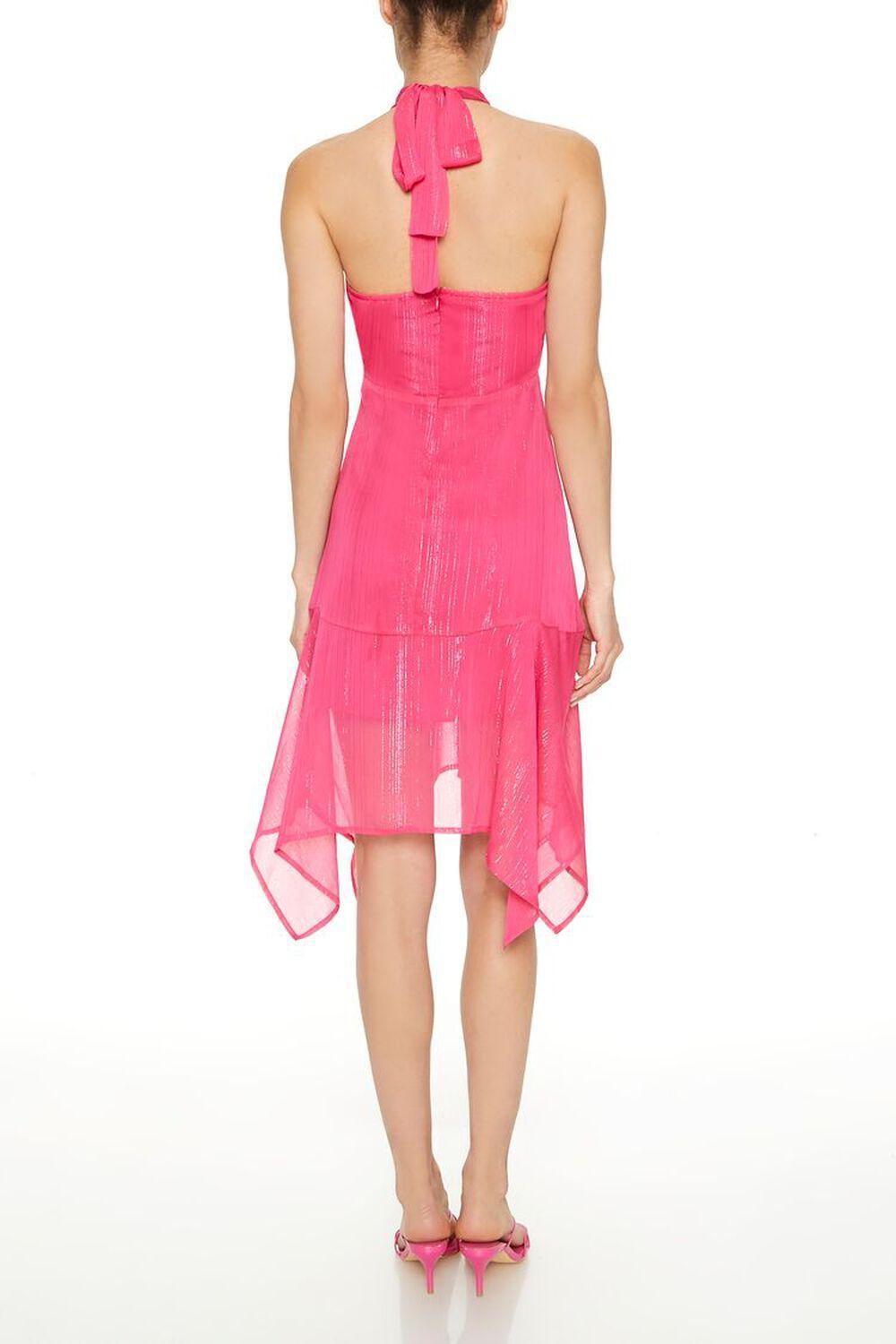 Handkerchief Halter Midi Dress | Forever 21 Product Image