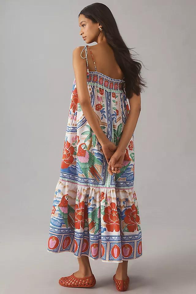 Farm Rio Flowers Beach Midi Dress Product Image