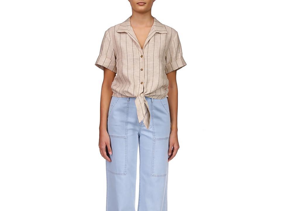 Sanctuary Ocean Shirt in Beige. Product Image