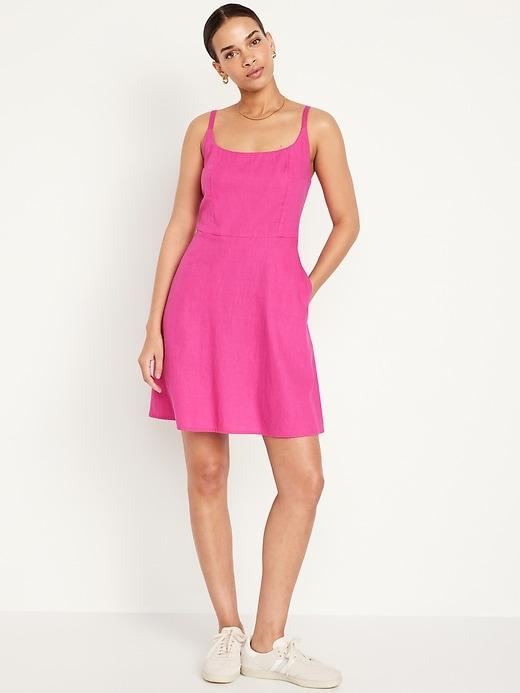 Fit & Flare Cami Mini Dress Product Image