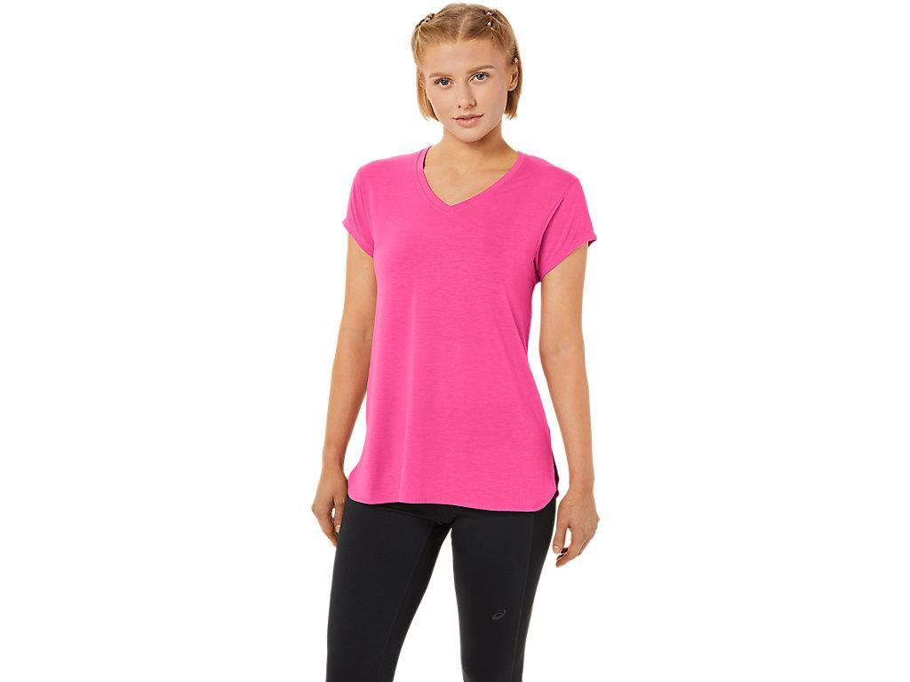 Womens Heather Vneck Top Product Image