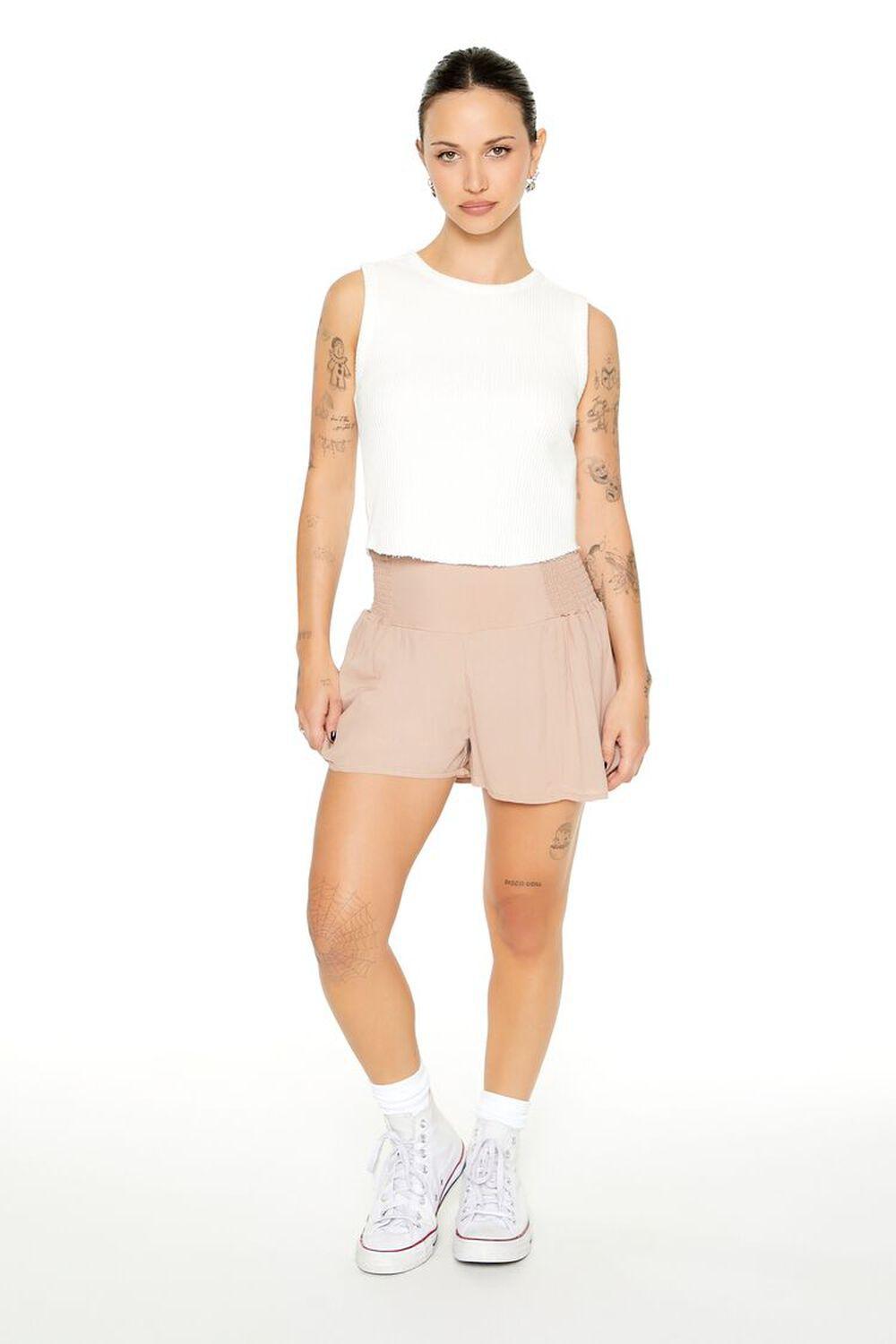 Smocked Pull-On Shorts | Forever 21 Product Image