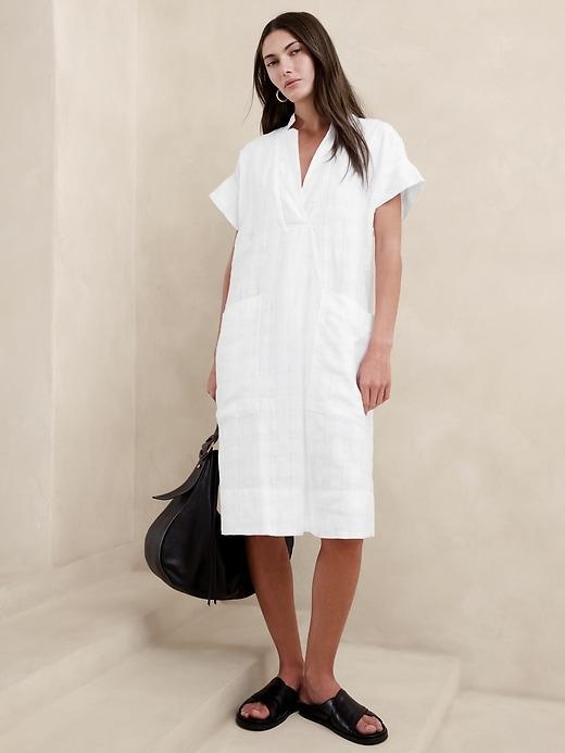 Laurel Linen-Cotton Utility Dress Product Image