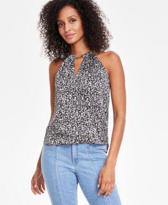 Women's Floral-Print Halter Top, Created for Macy's product image