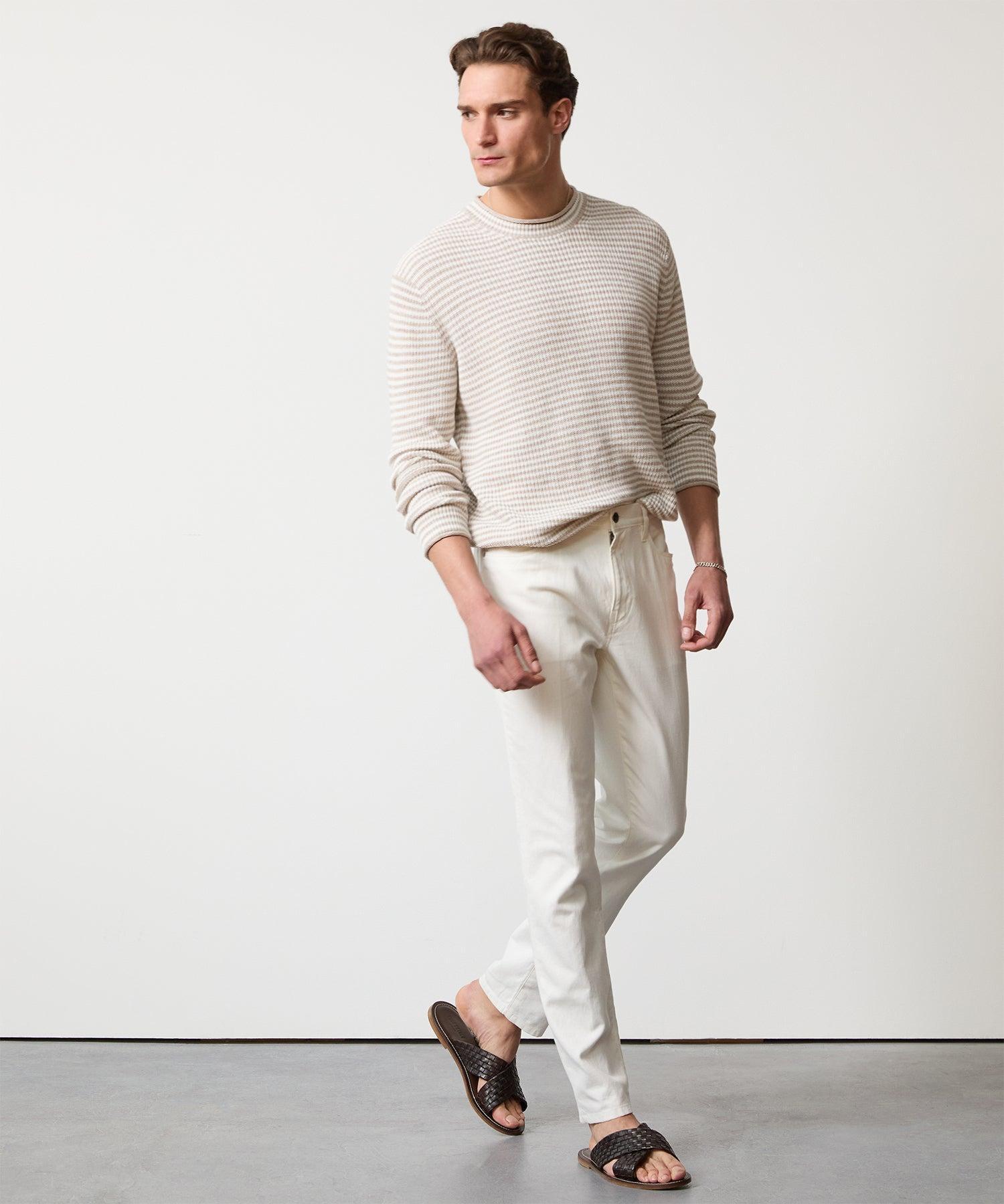 Slim 5-Pocket Cotton Linen Pant Product Image