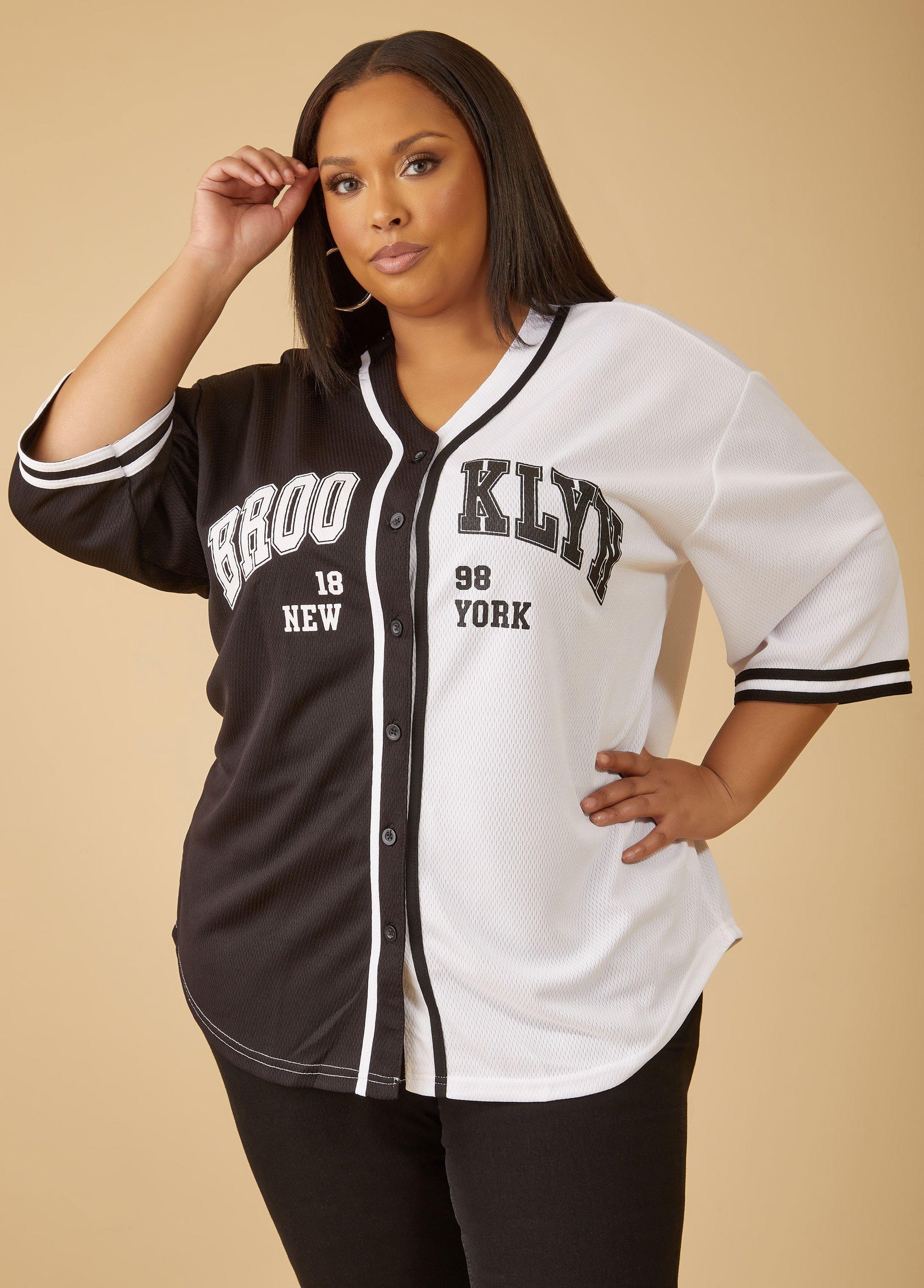 Brooklyn Two Tone Baseball Jersey Product Image