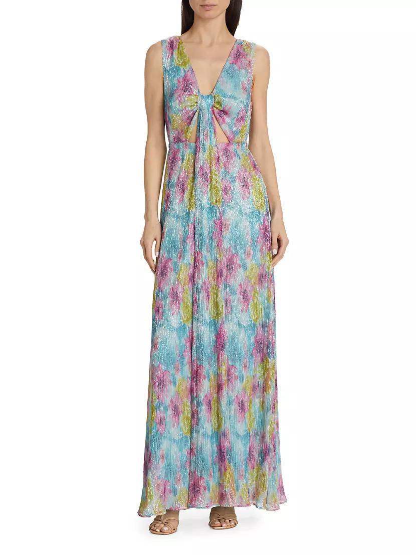 Mila Watercolor Maxi Dress Product Image