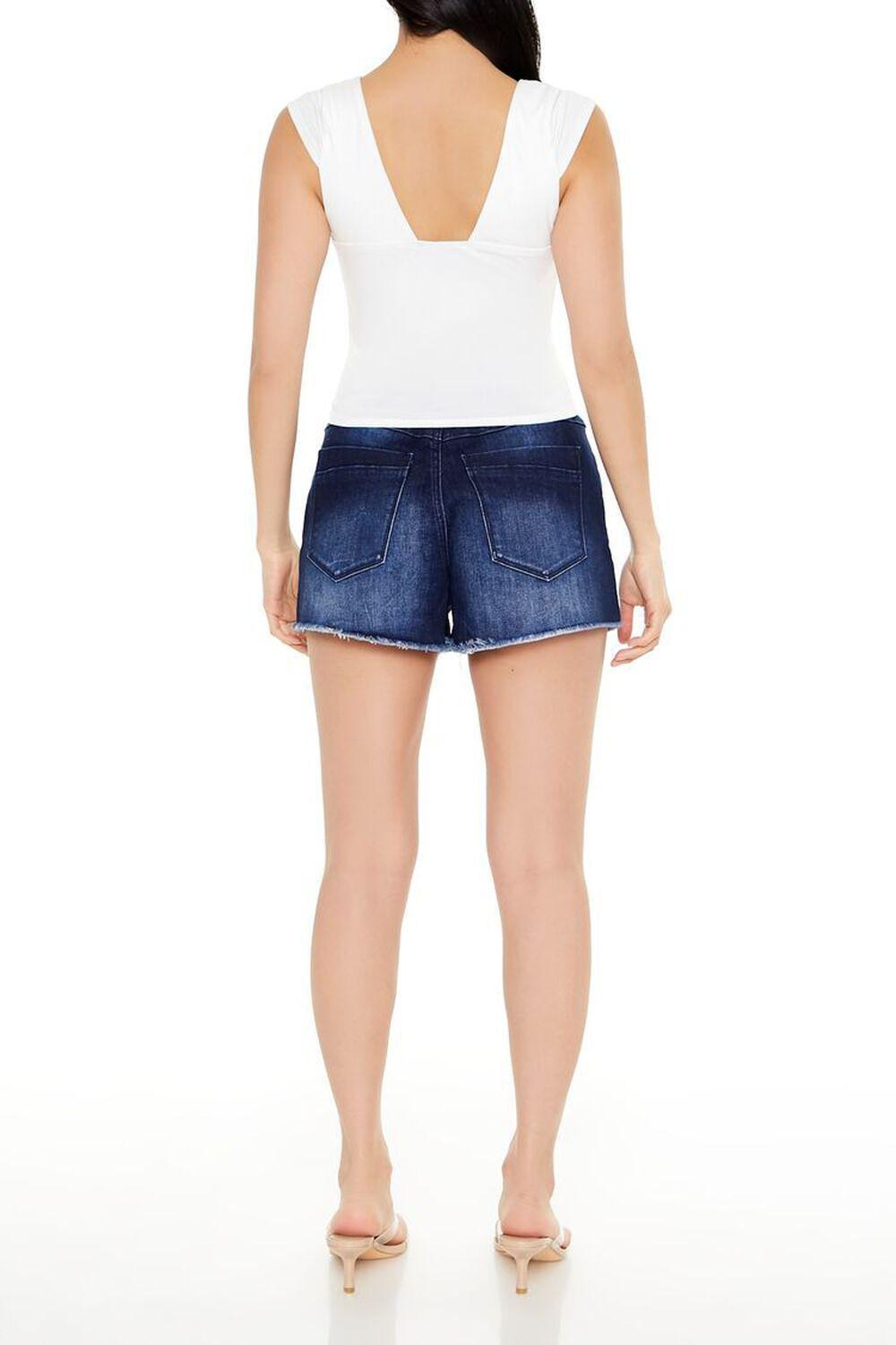 Floral Embroidered Denim Shorts | Forever 21 Product Image