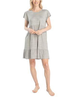 Muk Luks Womens Daydream Tiered Sleep & Lounge Dress Product Image