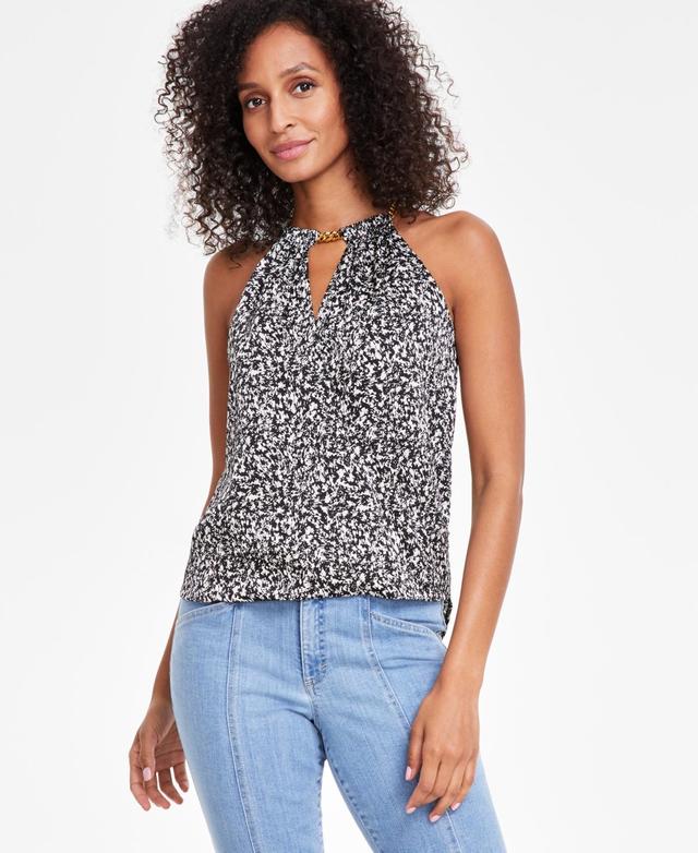 Women's Floral-Print Halter Top, Created for Macy's Product Image