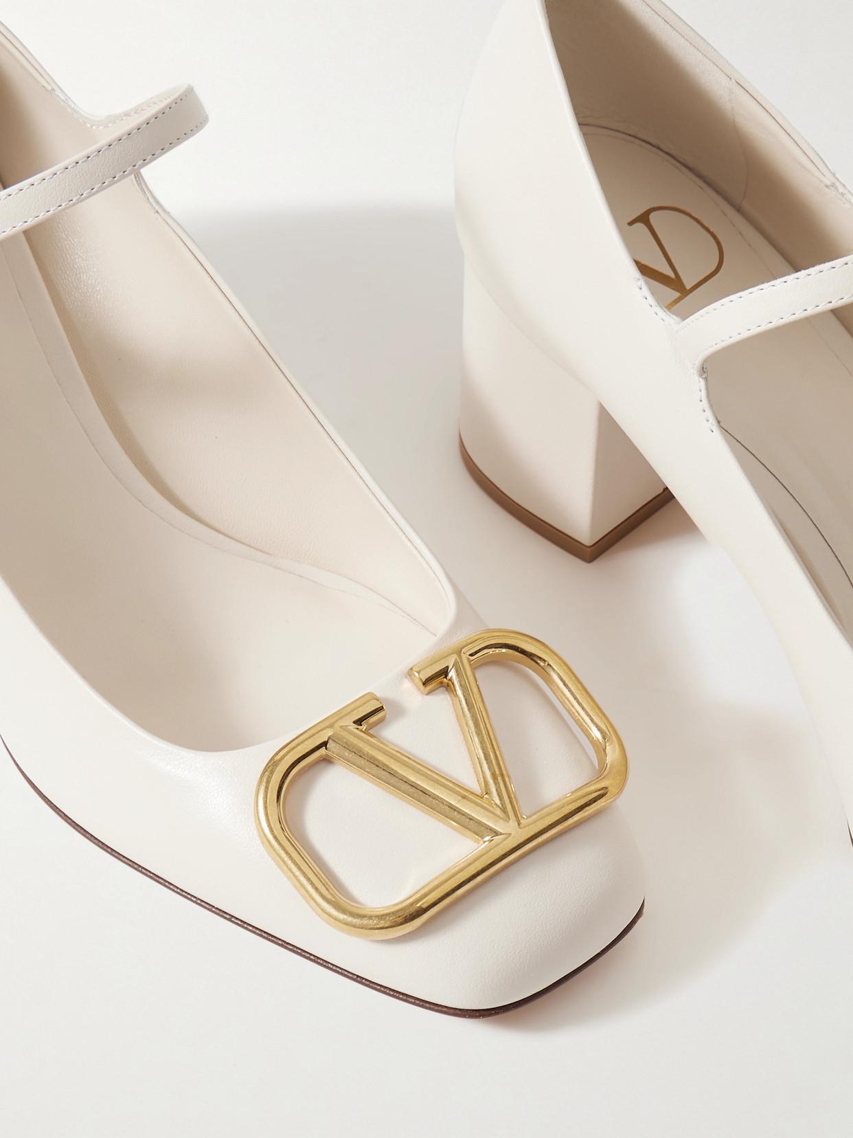 VALENTINO GARAVANI Vlogo Mary Jane Pumps 60 In Neutrals Product Image