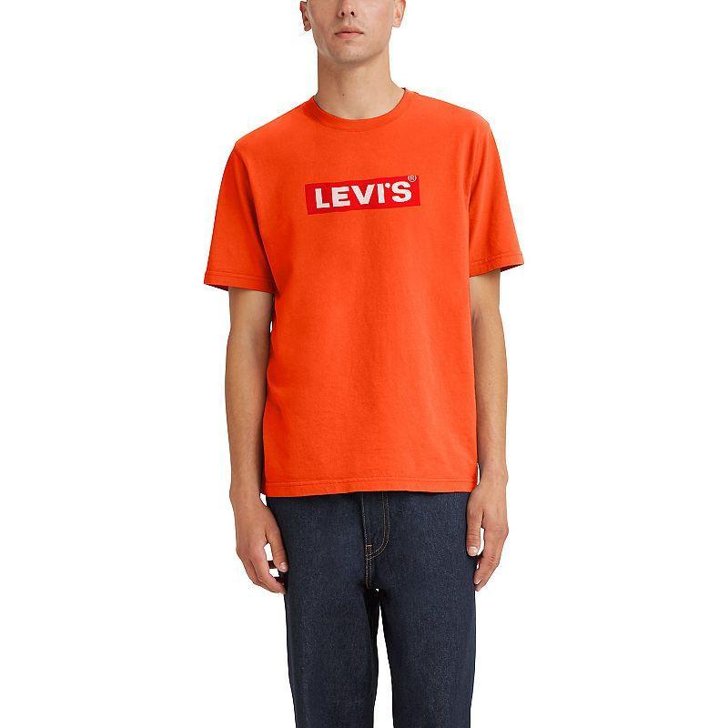 Mens Levis Classic Graphic Tee Red Product Image