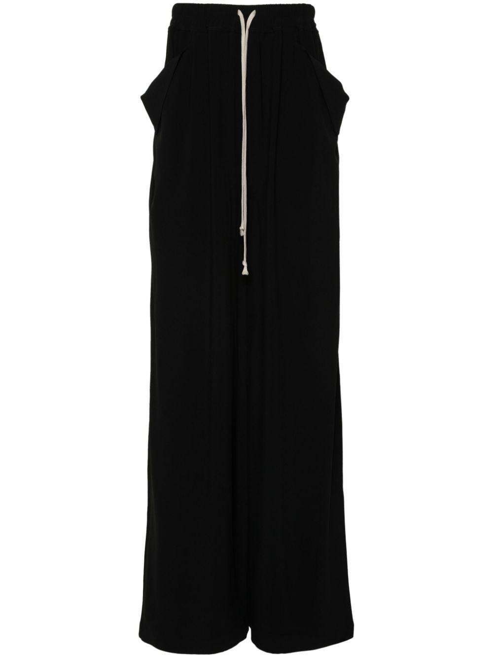 RICK OWENS Lido Wide-leg Trousers In Black Product Image