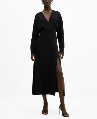 MANGO Erin Long Sleeve Midi Dress Product Image