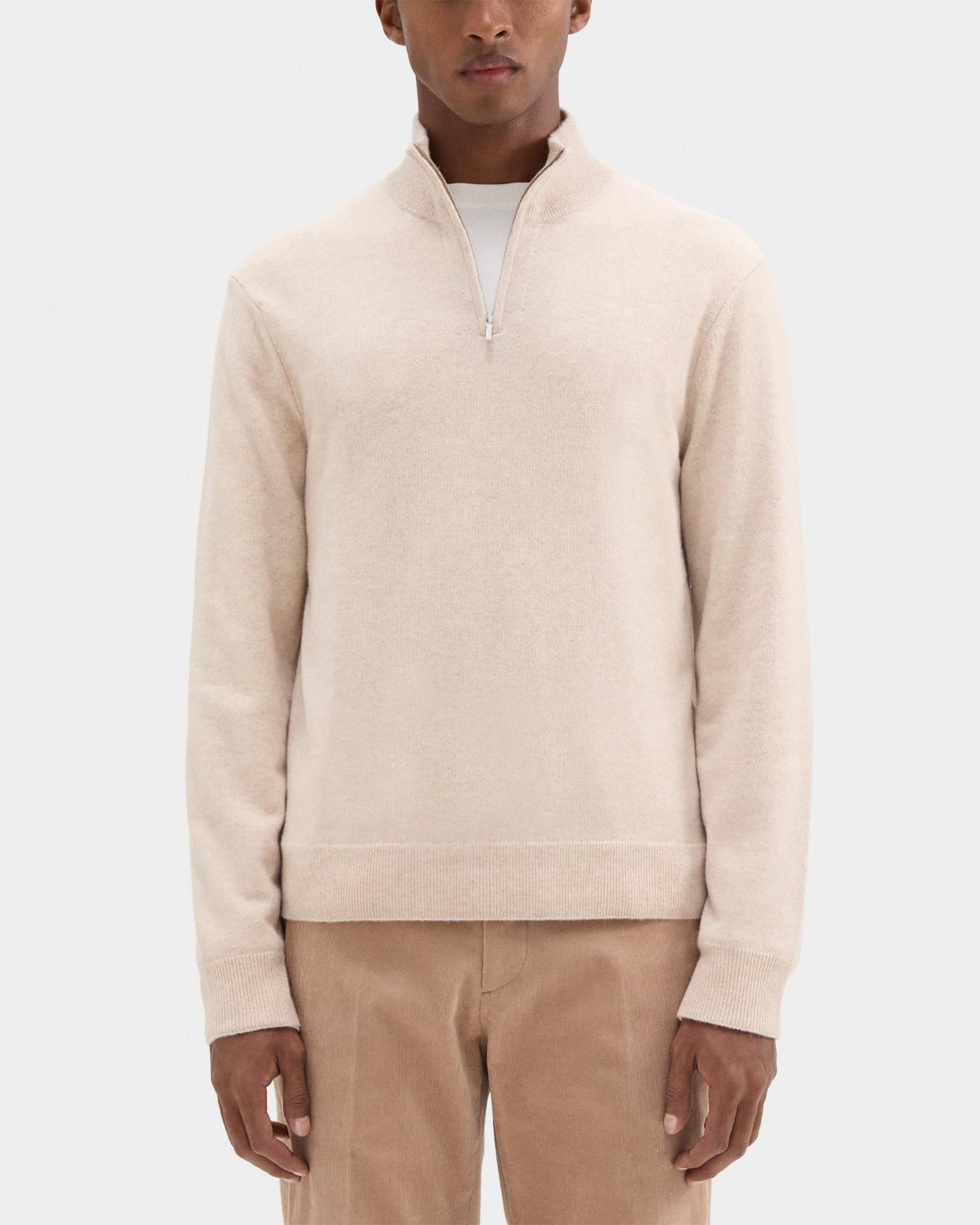 Quarter-Zip Sweater in Cashmere Product Image