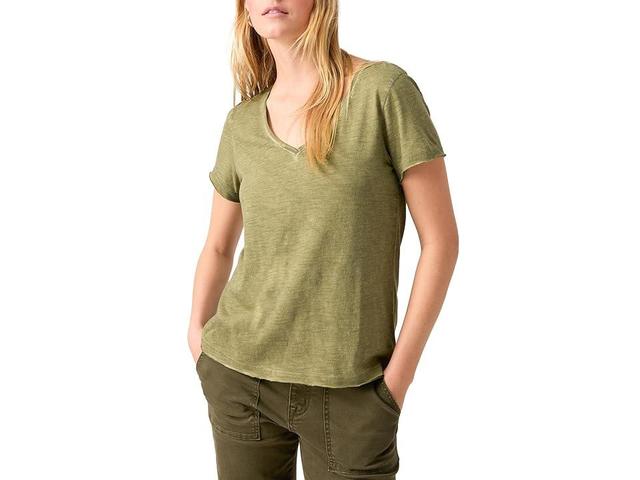 Sanctuary Carefree Tee (Burnt ) Women's Clothing Product Image