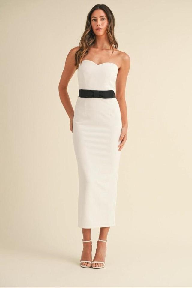 Strapless Midi Dress Product Image