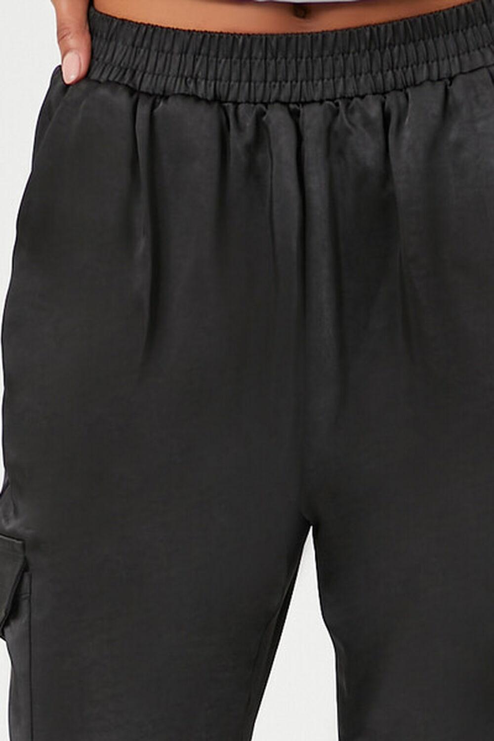 Satin High-Rise Joggers | Forever 21 Product Image