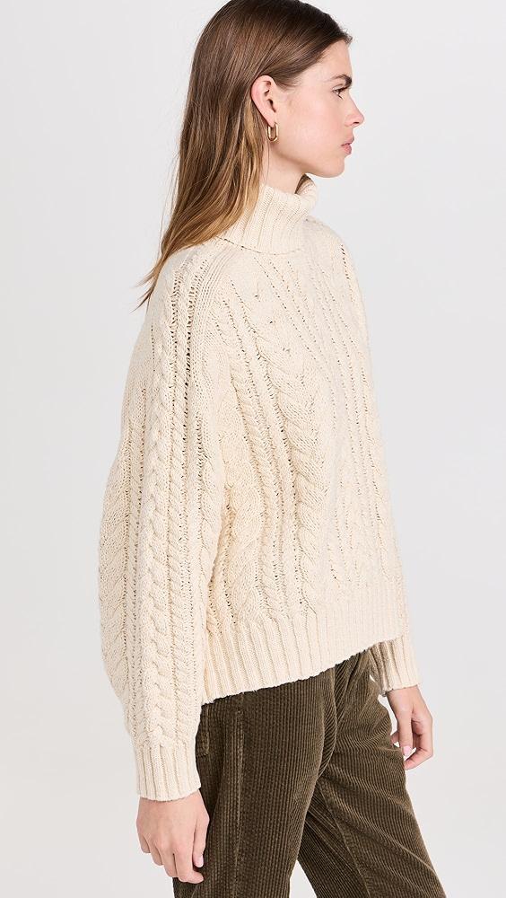 Denimist Cable Turtleneck Sweater | Shopbop Product Image