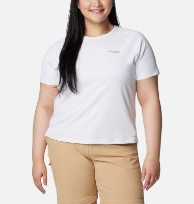 Columbia Womens Summit Valley Short Sleeve Crew - Plus Size- product image