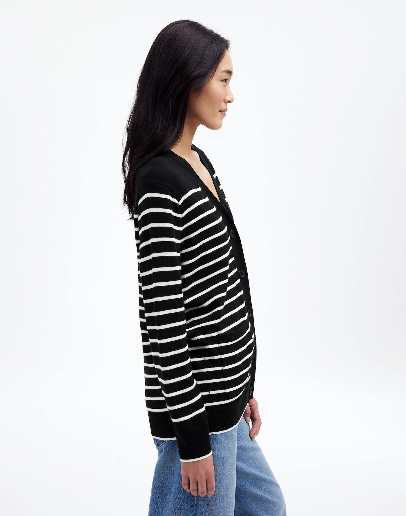 Merino Wool Boyfriend Cardigan Product Image