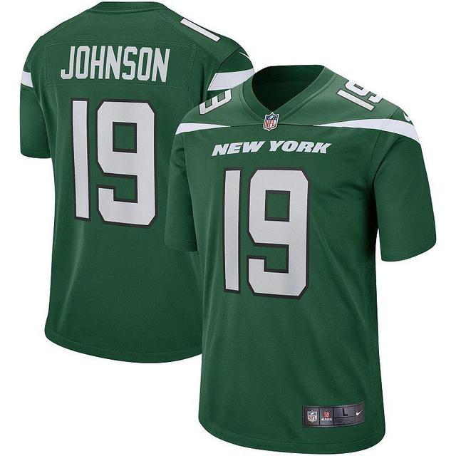 Mens Nike Keyshawn Johnson Gotham New York Jets Game Retired Player Jersey Product Image