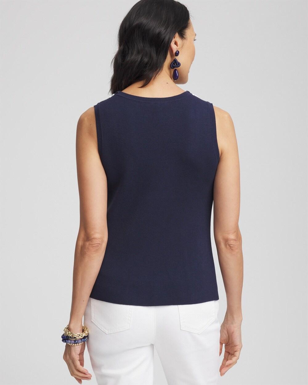 Contrast-Trim Lady Tank Product Image