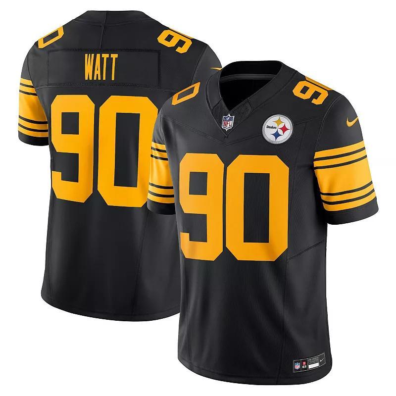 Mens Nike T.J. Watt Pittsburgh Steelers Vapor F.U.S.E. Limited Alternate 2 Jersey Product Image