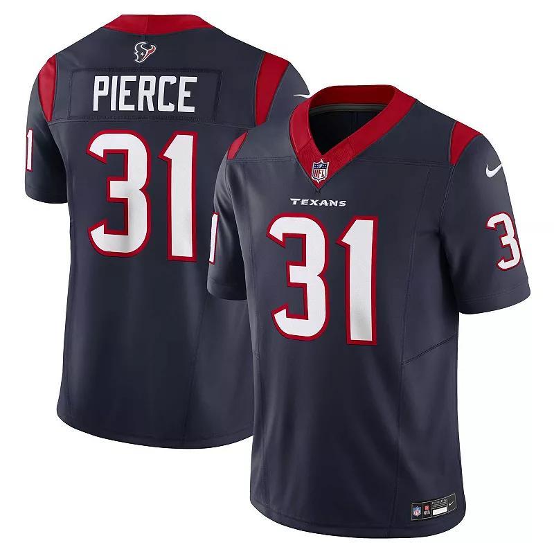 Mens Nike Dameon Pierce Houston Texans Vapor F.U.S.E. Limited Jersey Blue Product Image