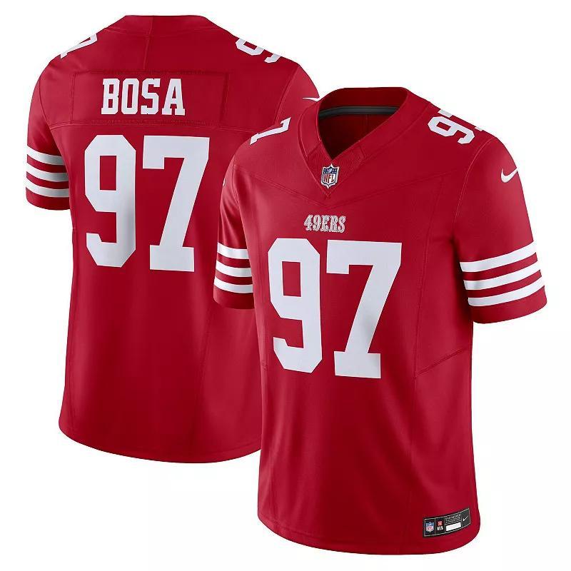 Mens Nike Nick Bosa Scarlet San Francisco 49ers Vapor F.U.S.E. Limited Jersey Product Image