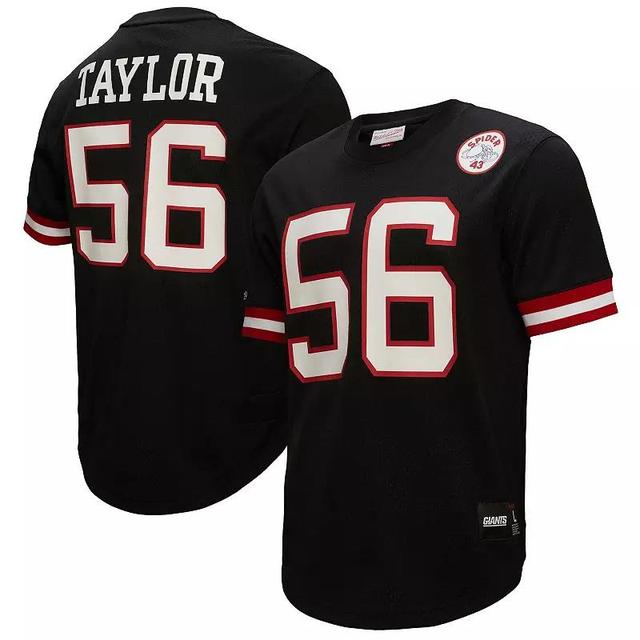 Mens Mitchell & Ness Lawrence Taylor Black New York Giants Big and Tall Mesh Player Name and Number Top - Black Product Image