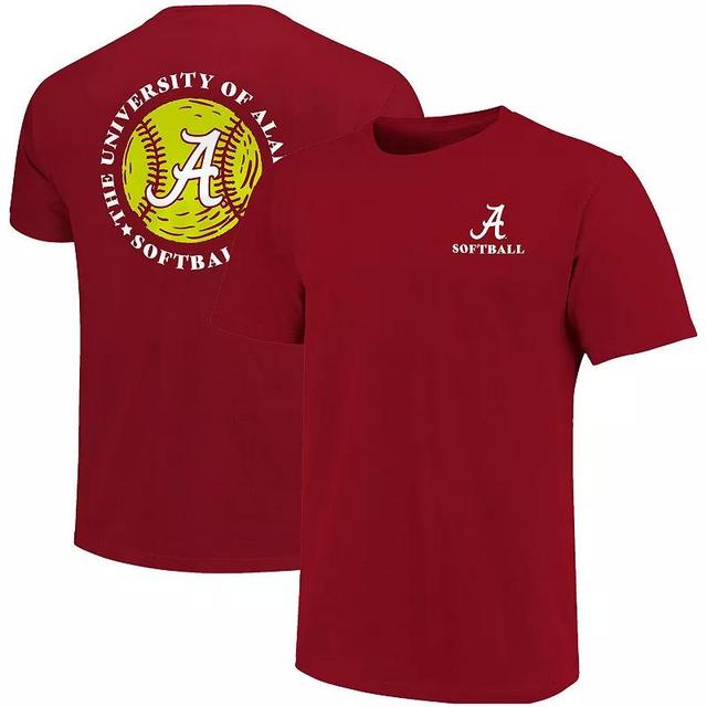 Mens Crimson Alabama Crimson Tide Softball Seal T-Shirt Product Image