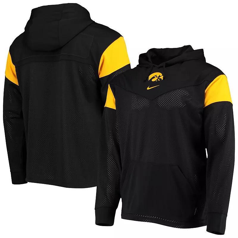 Mens Nike Black Iowa Hawkeyes Sideline Jersey Pullover Hoodie Product Image