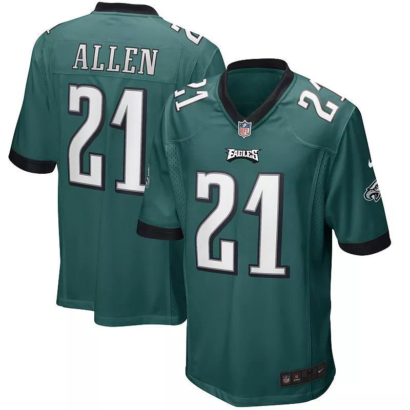 Mens Nike Eric Allen Midnight Philadelphia Eagles Game Retired Player Jersey Product Image