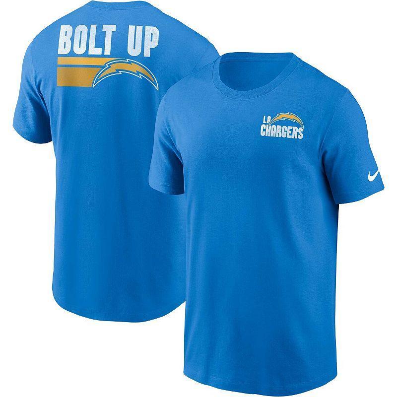 Mens Nike Powder Blue Los Angeles Chargers Blitz Essential T-Shirt Light Blue Product Image