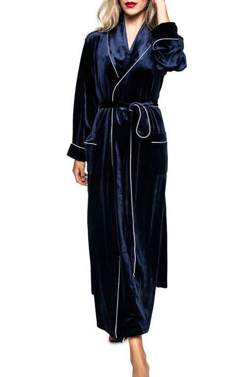 Petite Plume Womens Velour Robe Product Image