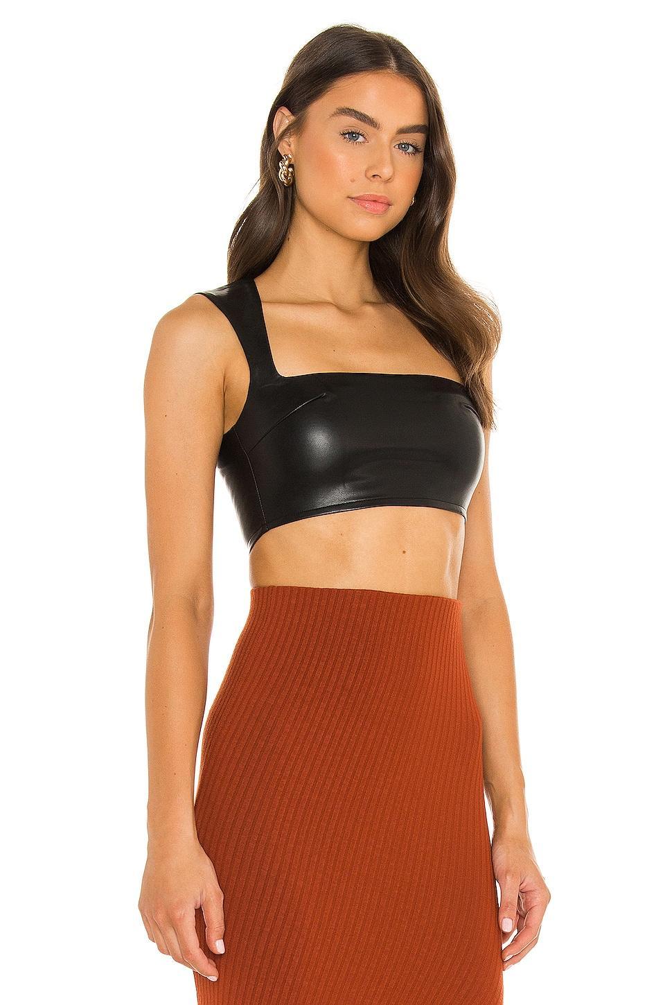 Keilani Leather Top superdown Product Image