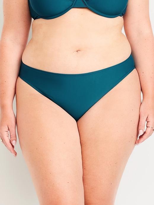 Mid-Rise Bikini Swim Bottoms Product Image