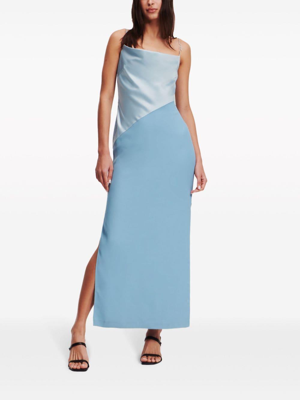 cowl-neck midi dress Product Image